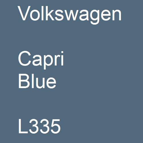 Volkswagen, Capri Blue, L335.